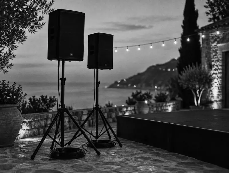 Altavoces y equipo de sonido para eventos
